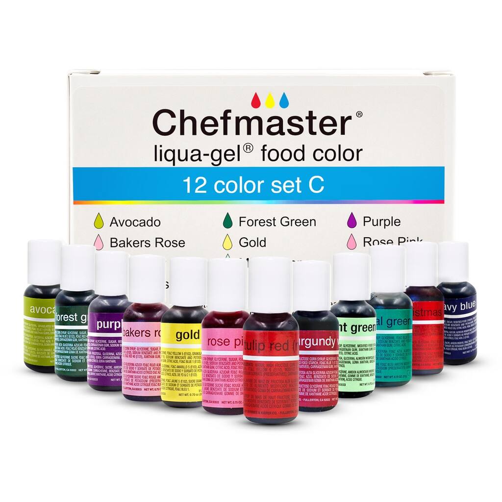 Chefmaster® LiquaGel® Food Coloring Kit Michaels